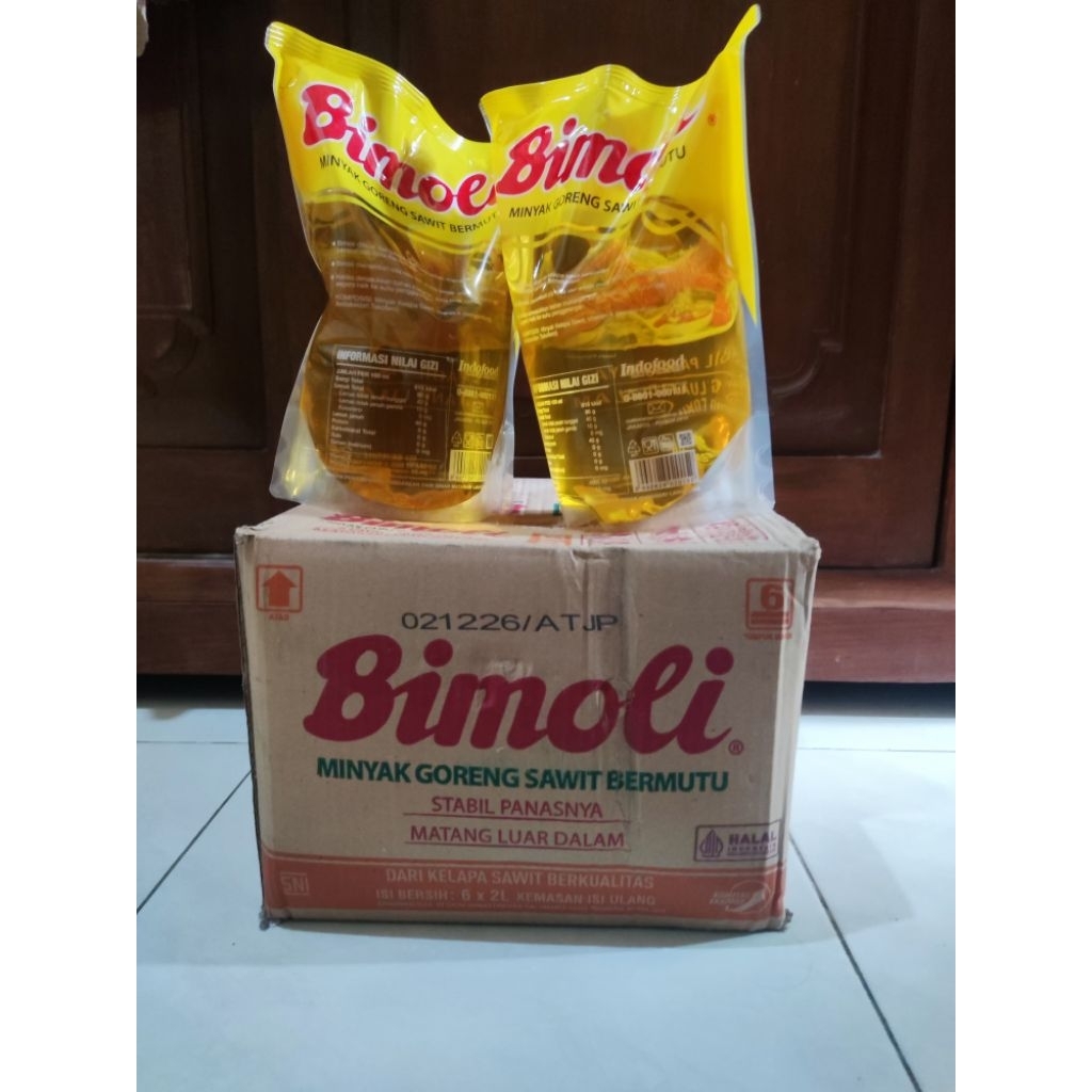 

Minyak Goreng Bimoli 2 L / Minyak Goreng 1 Dus isi 6 pcs / Minyak Goreng Premium