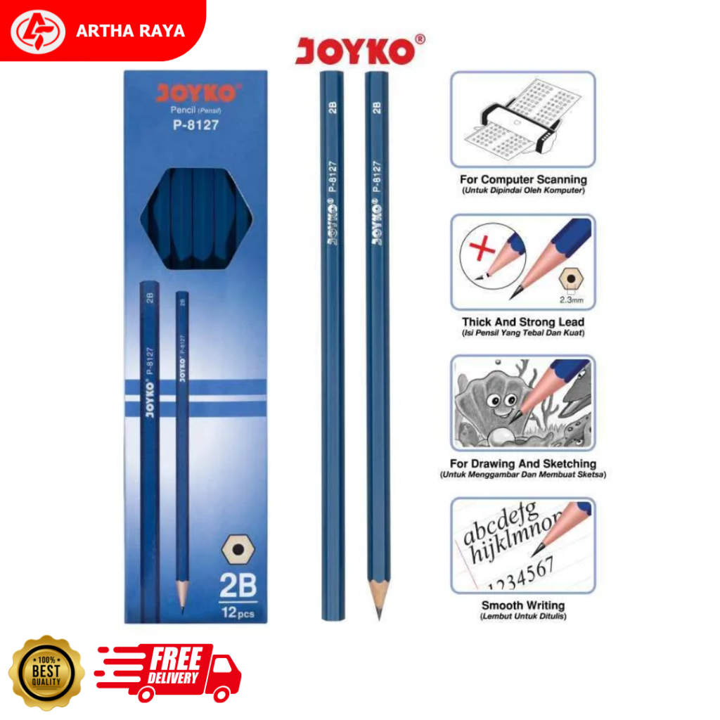 

Pensil 2B JOYKO P-8127 1 Box
