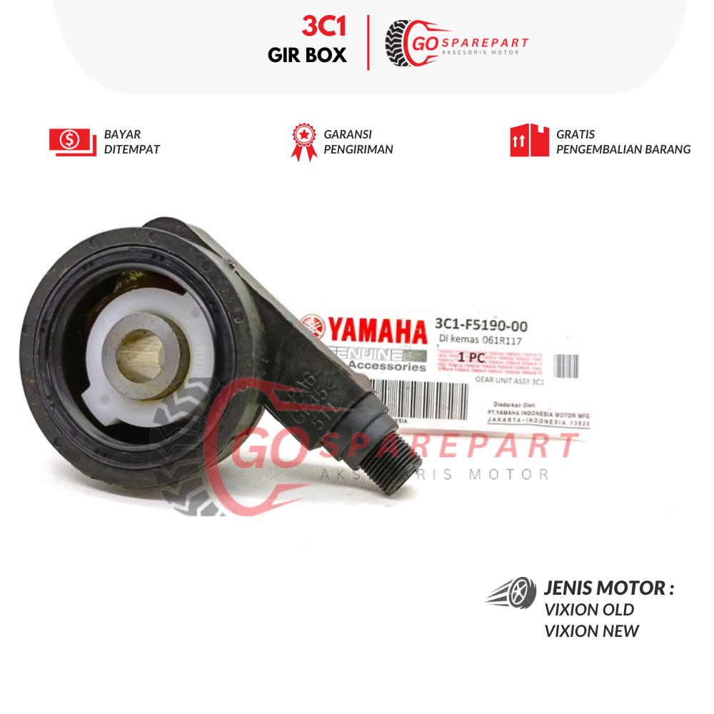 3C1 GIR BOX MOTOR YAMAHA VIXION / GEARBOX MOTOR VIXION NEW / SPEEDOMETER GIR BOX / GIR BOX KABEL / G