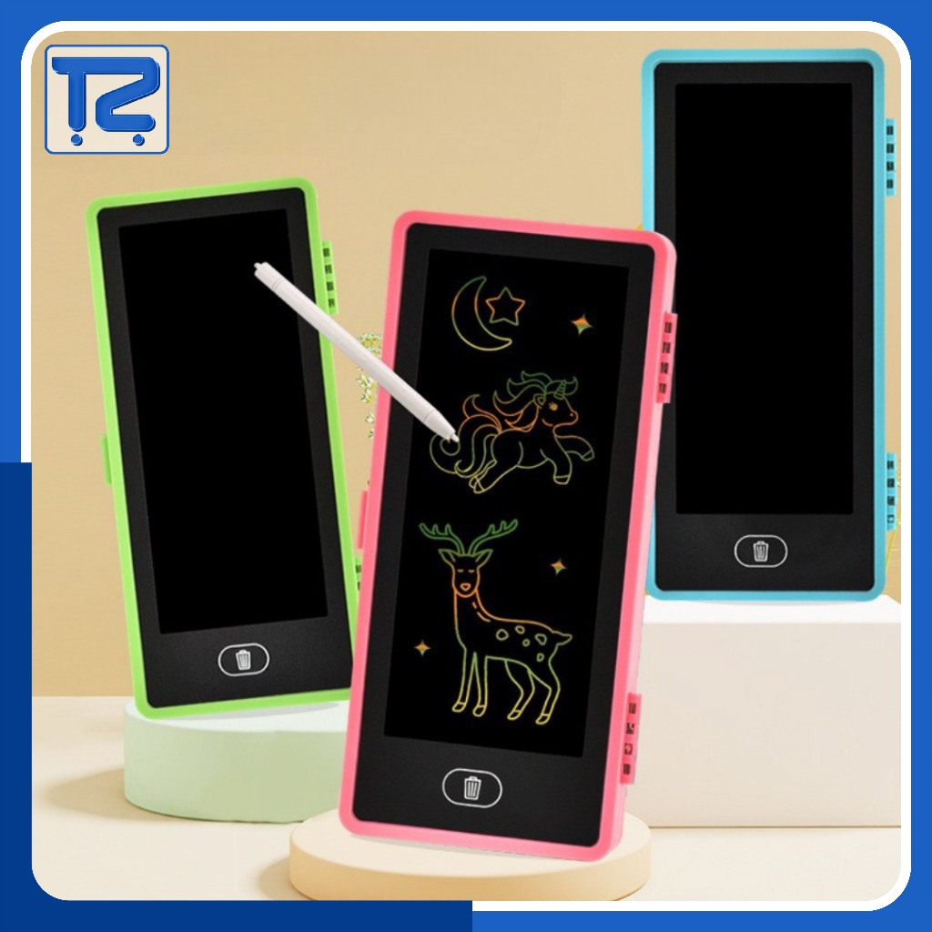 

Drawing Box Kotak Pensil 2in1 Papan Writing Drawing LCD Pad Edukasi ATK3013