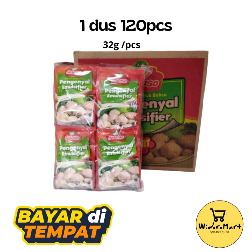 

SOBASO PENGENYAL Emulsifer BAKSO 32g (1dus isi 120pcs)