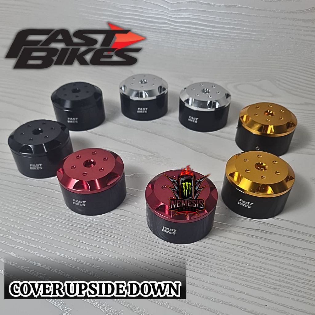 Cover Penutup Shock Atas FASTBIKES Upside Down USD KLX CB150R R15 CRF MT15 XABRE R25 DLL UNIVERSAL
