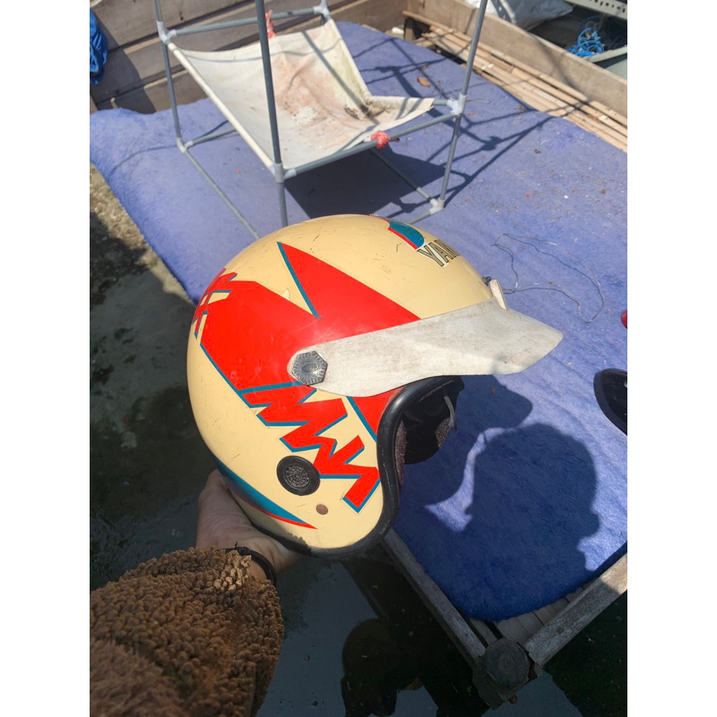 helm yamaha jadul
