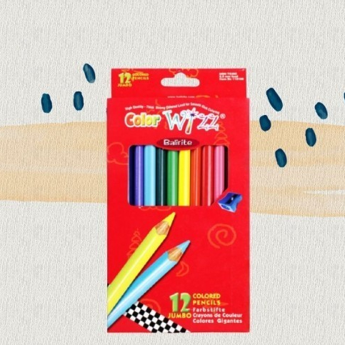 

Color Wizz Balirite Pensil Warna set 12 Jumbo