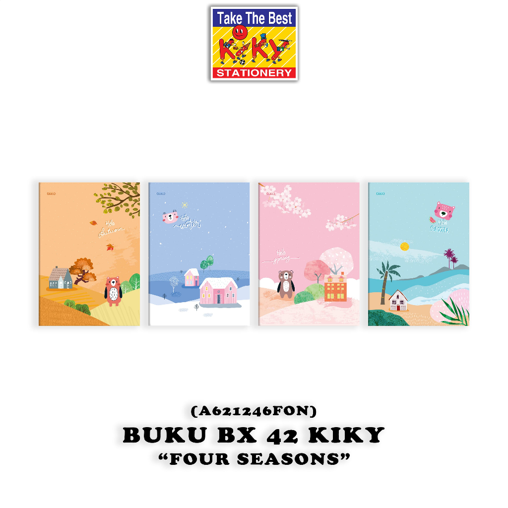 

KIKY Buku Tulis BX 42 Lembar - 10 Buku Boxy/ Motif Random