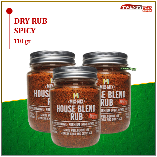 

[6 X]MixMix Dry Rub House Blend Spicy 110 gr