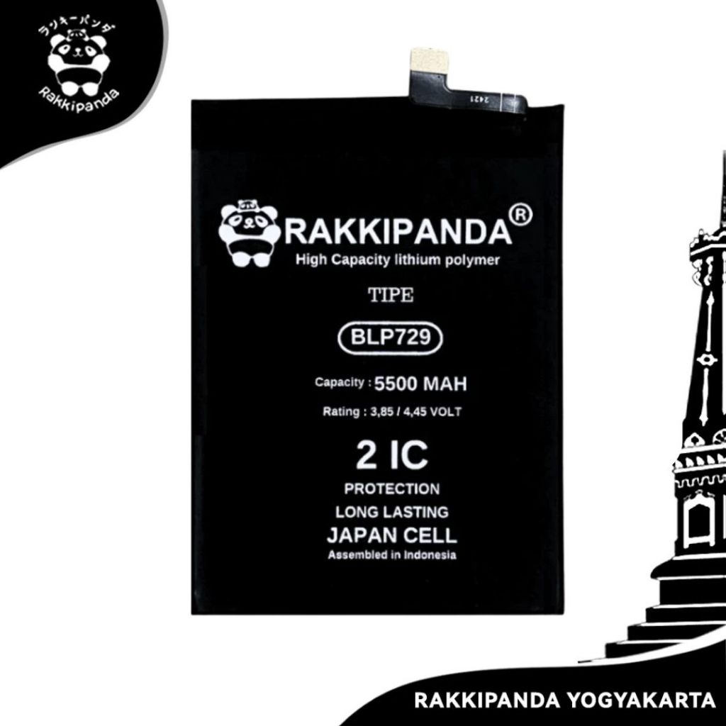 Baterai HP Rakkipanda BLP729 REALME 5 / 5S / 5I / C3 / C11 / C21 / C20 / C21Y / NARZO 50I / NARZO 10