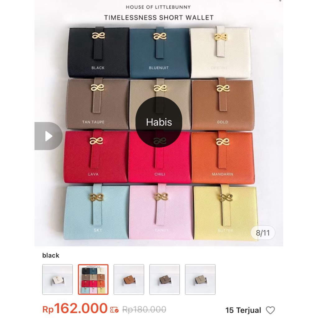 PRELOVED LIKE NEW litbun little bunny wallet dompet