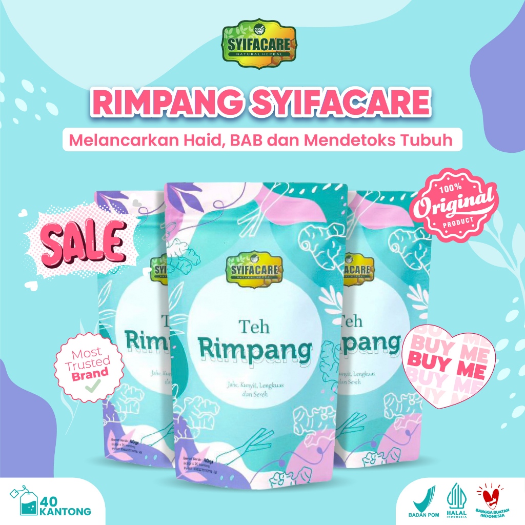 

Teh Rimpang Syifacare - Teh Celup Rimpang JSR Menurunkan Berat Badan | 100% dari Bahan Herbal Alami