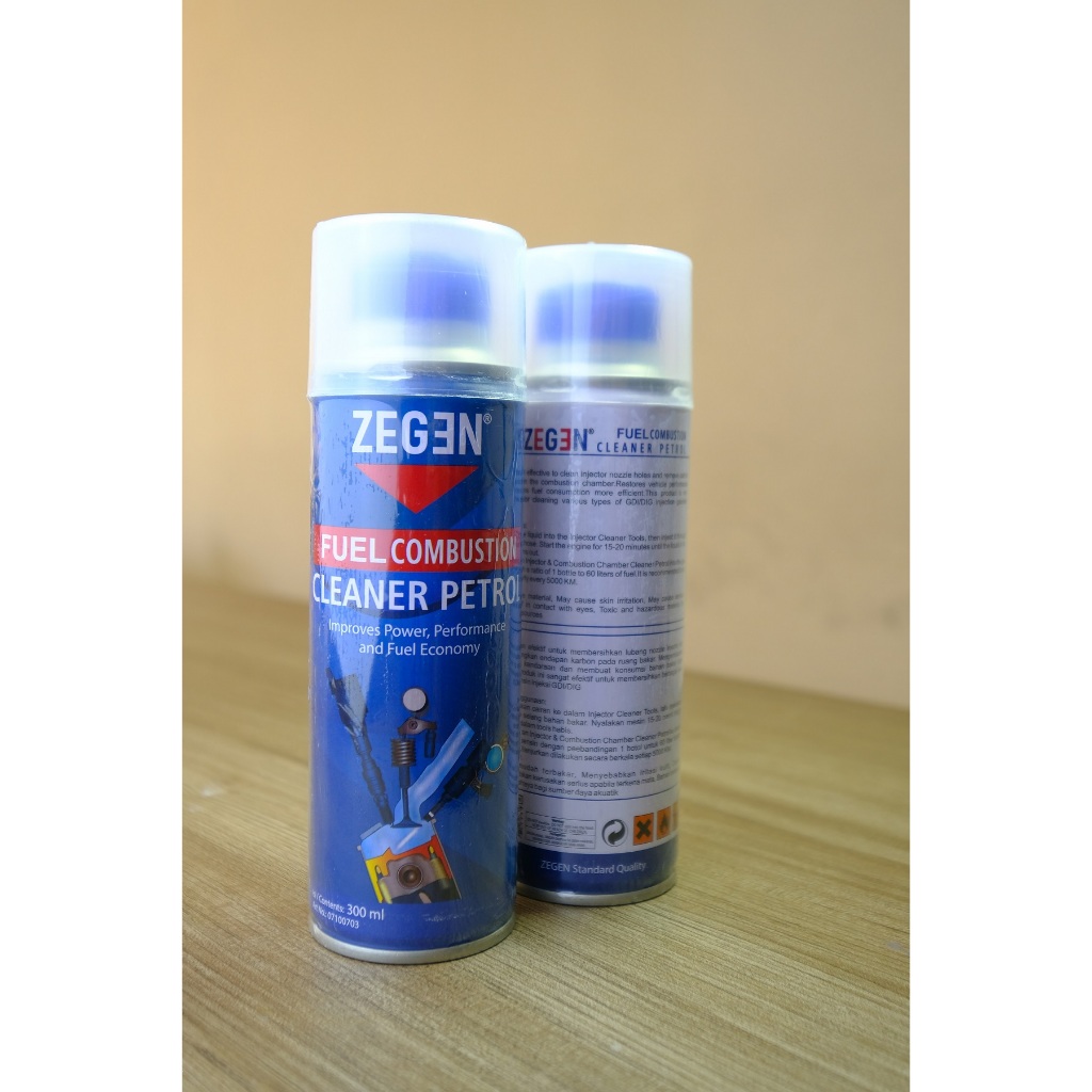 ZEGEN Fuel Combustion Cleaner Petrol 300ml - Cairan Cleaning Injector Tuang Untuk kendaraan anda