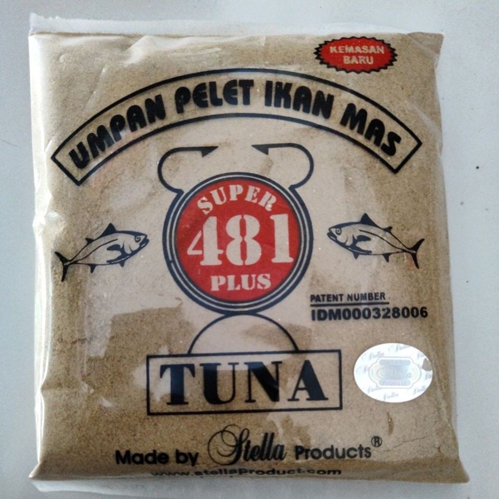 Pelet Ikan Mas - Super 481 plus - Tuna