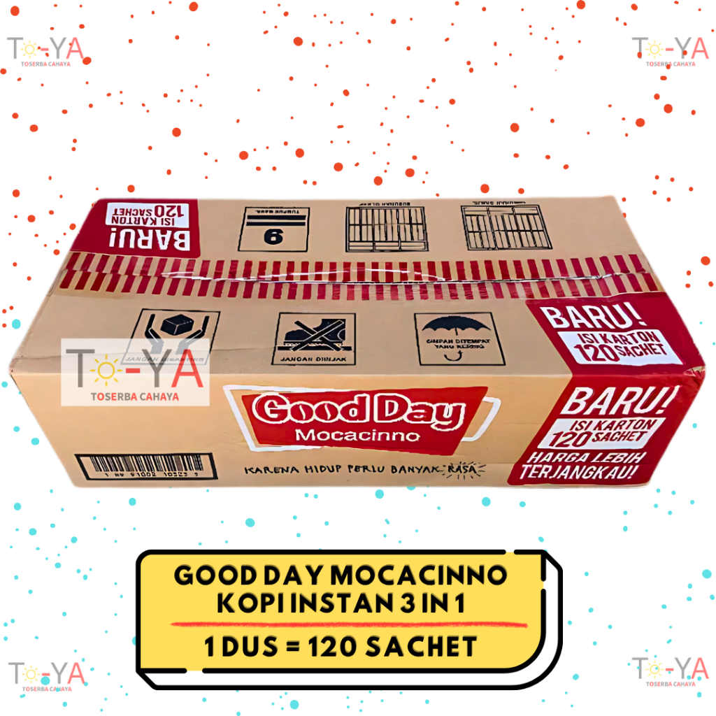

GOOD DAY MOCACINNO Merah Moccacino Kopi Instan 3 in 1 Sachet - 1 Dus / 12 Renceng