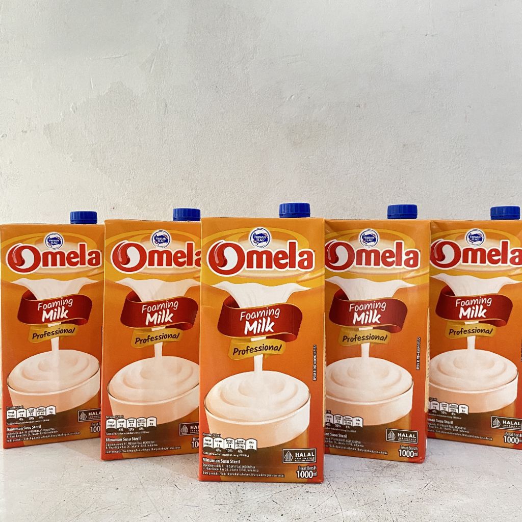

Omela foaming milk 1 liter | minuman susu steril | susu omela