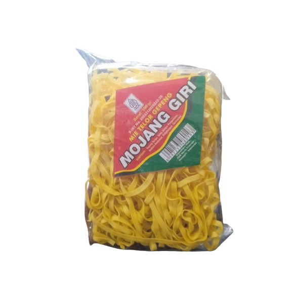

Grosir MIE TELOR GEPENG MOJANG GIRI 6 X 100gr [ 6 pcs ]