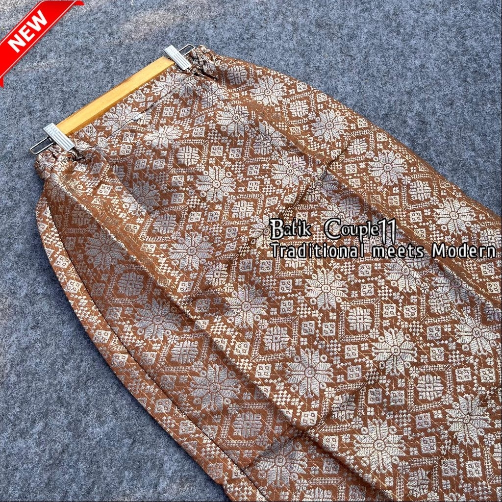 Rok Songket Span Jadi Songket Kebaya Songket Instan Siap Pakai Belah Samping