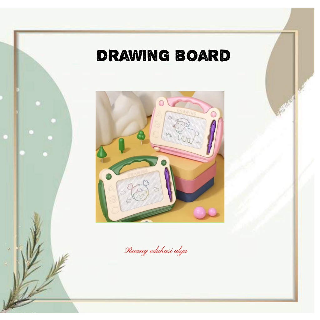 

PAPAN GAMBAR MAGNETIK ANAK/PAPAN TULIS ANAK/DRAWING BOARD