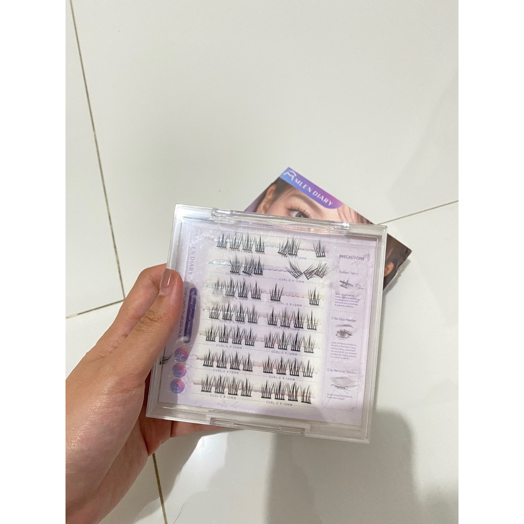 Mlen Diary bulu mata tanpa lem