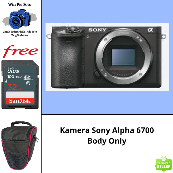Kamera Sony A6700 Body Only / Camera Sony / Kamera Mirrorless / Camera Mirrorless / Kamera Sony A670