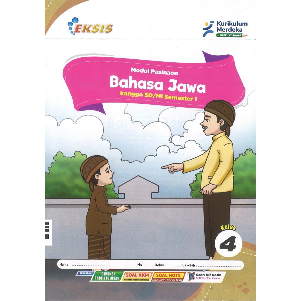 LKS Eksis Bahasa Jawa Kelas 4 SD Semester 1 Kurikulum Merdeka Tahun Ajaran 2025/2026