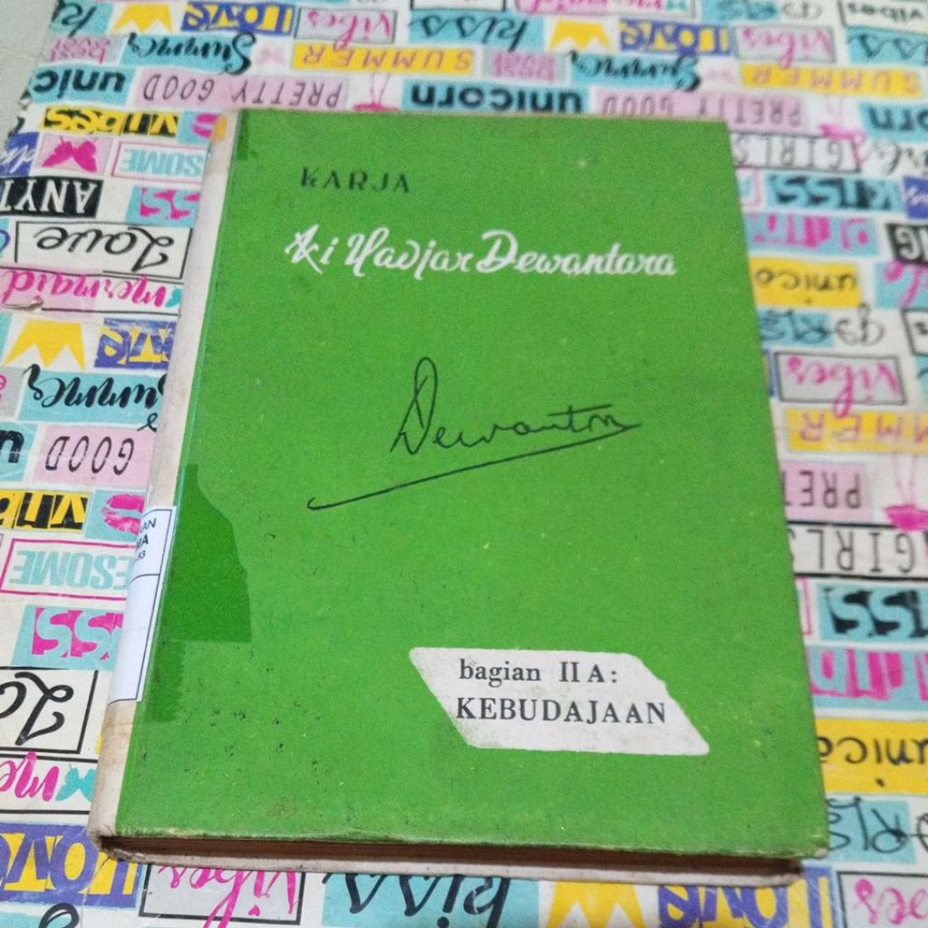 Buku Lawas - Kebudajaan Karya Ki Hadjar Dewantara
