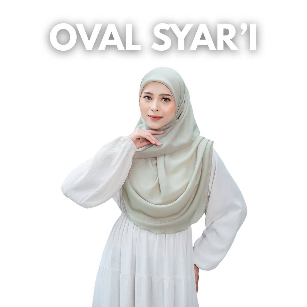 HIJAB SEGIEMPAT OVAL SYAR'I