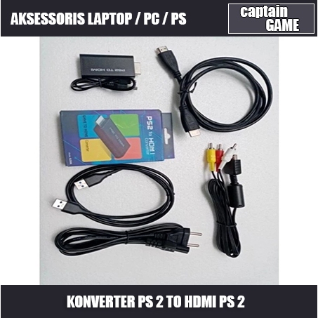 KABEL PS KE TV / CONVERTER HDMI TO PS 2 / KABEL HDMI / KABEL USB 3.0 / PS2 TO HDMI MURAH