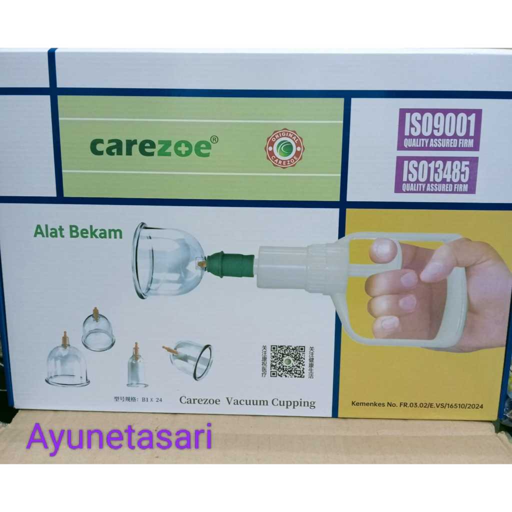 Kop Bekam CAREZOE Isi 24 / Alat Bekam/Kop Angin CAREZOE Isi 24