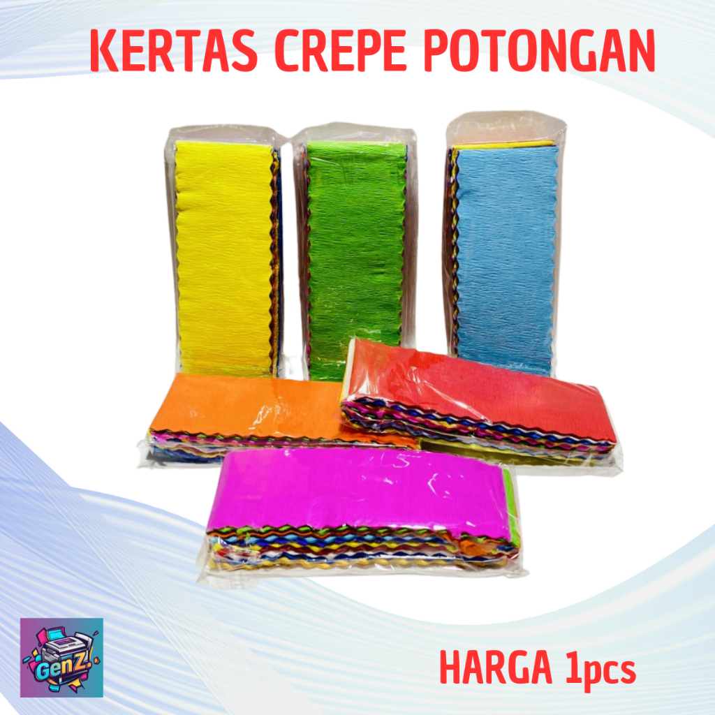 

KERTAS CREPE POTONGAN / KERTA KLOBOT