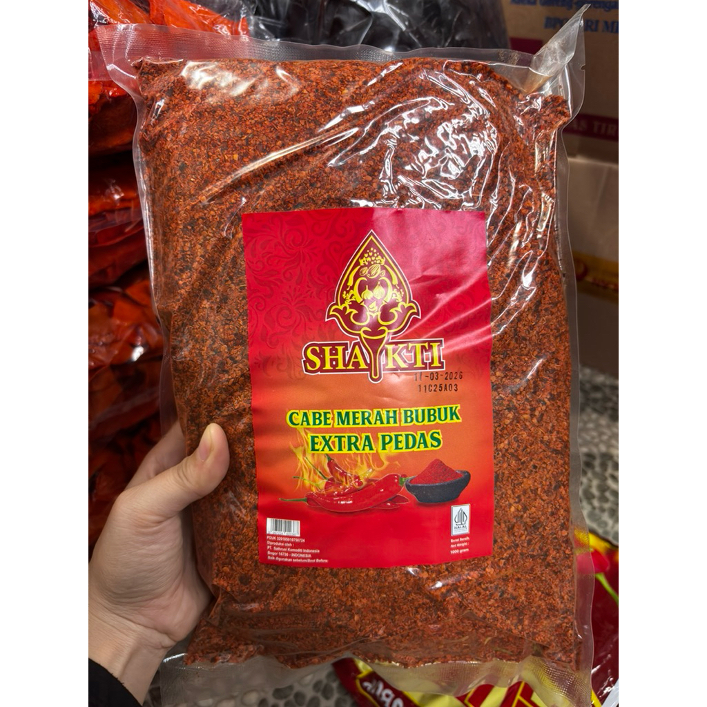 

CABE BUBUK KASAR MEREK SHAKTI KEMASAN 1kg