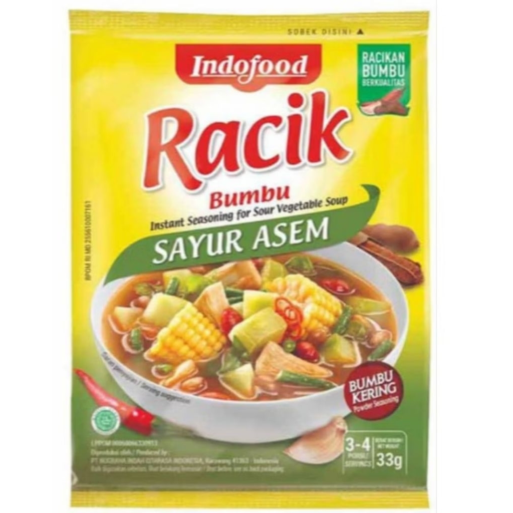 

Bumbu racik sayur asem 33g