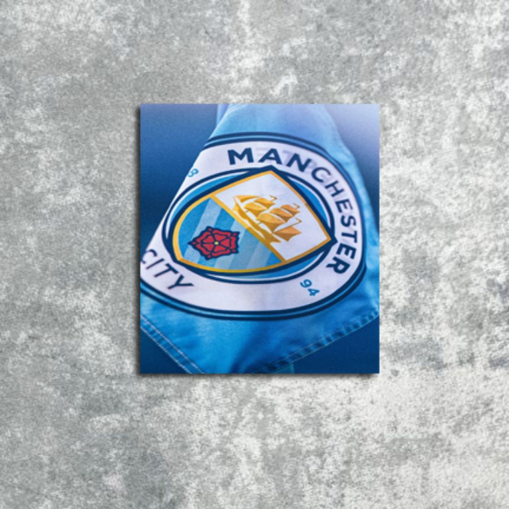 Poster Hiasan Dinding Logo Manchester City