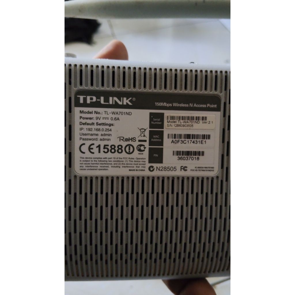 tp link tl wa701nd