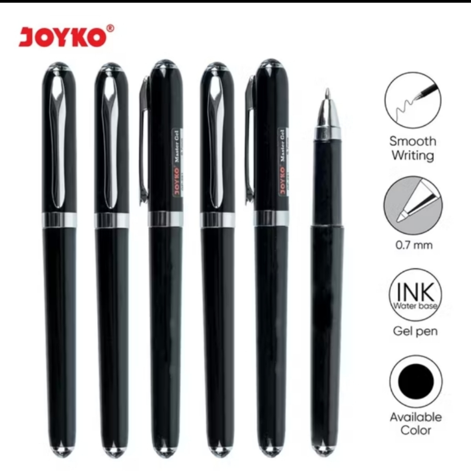 

Pulpen 1 Pcs Gel Pen Joyko Pena GP 291 Master Gel 0.7mm