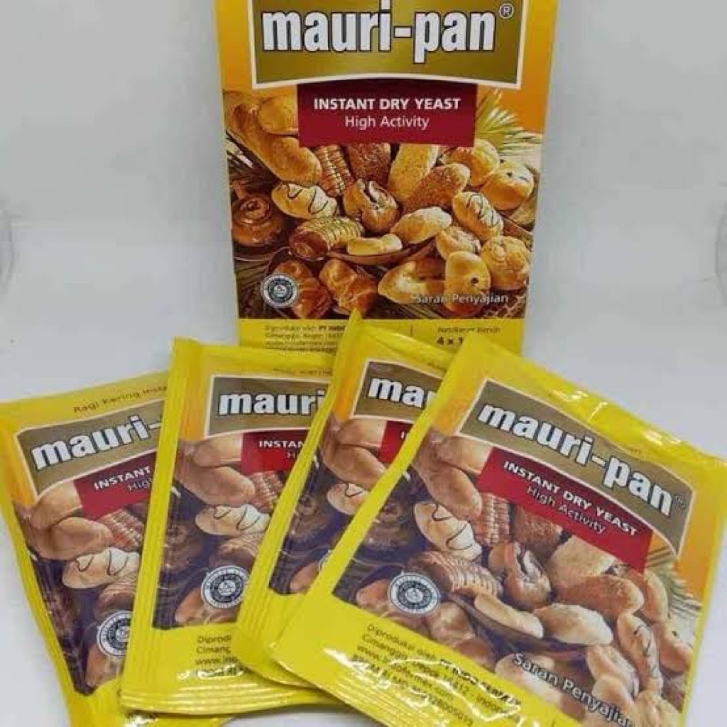 

Mauripan Instant Dry Yeast / Ragi Instant 4 sachet x 22gr