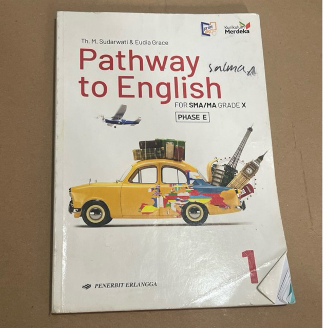 Preloved Buku Paket Kurikulum merdeka Kelas 10 IPA (Biologi & Fisika) Bahasa Indonesia Pathway to En