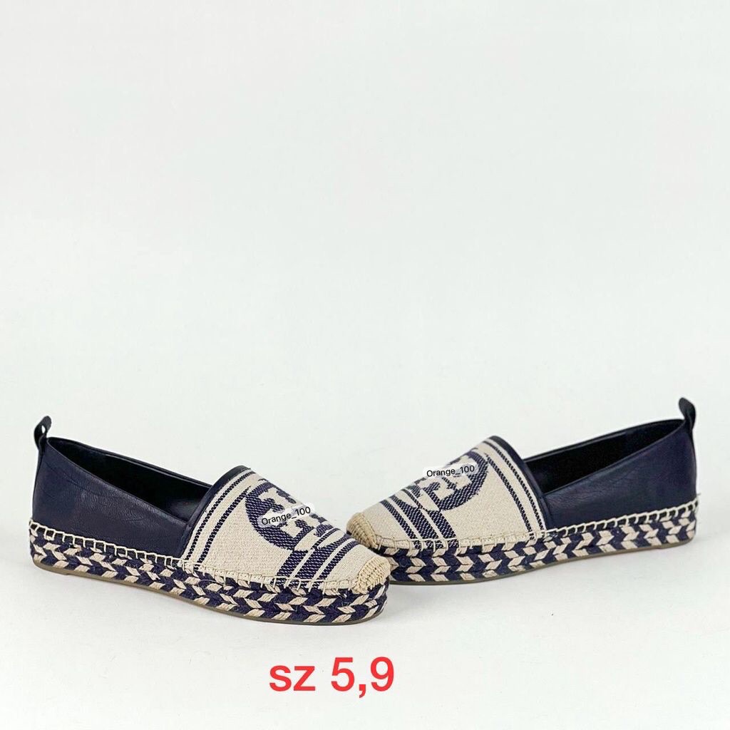 SEPATU WANITA TB LOGO ESPADRILLES WOVEN JACQUARD ORIGINAL
