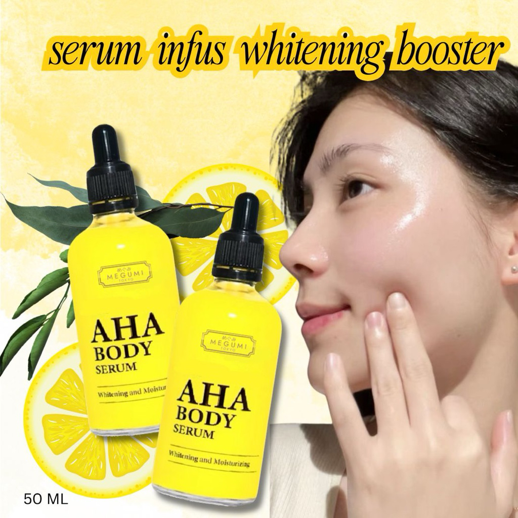 SERUM INFUS WHITENING BOOSTER MEGUMI/SERUM PEELING AHA BPOM