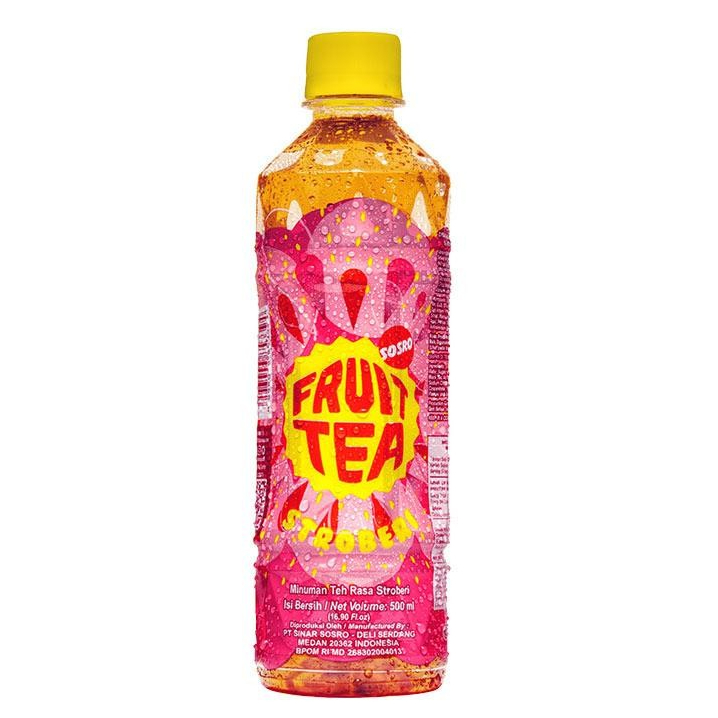 

SOSRO FRUIT TEA STRAWBERRY BTL 500 Ml 8996006853394