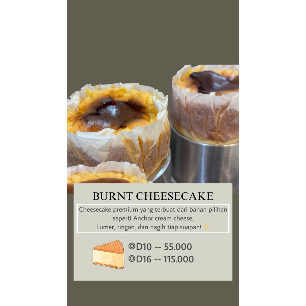 

BURNT CHEESECAKE