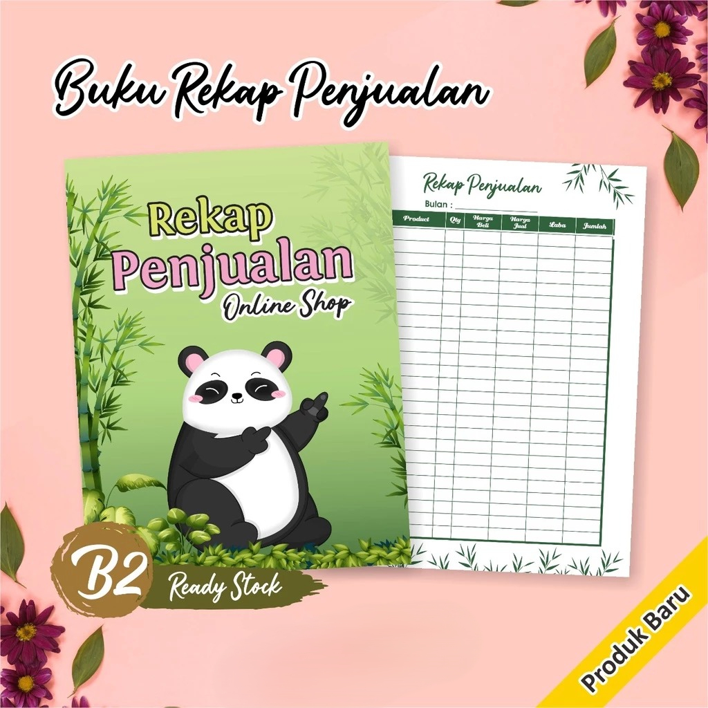 

BUKU OLSHOP / BUKU REKAP PENJUALAN B2 ONLINE SHOPE READY MURAH