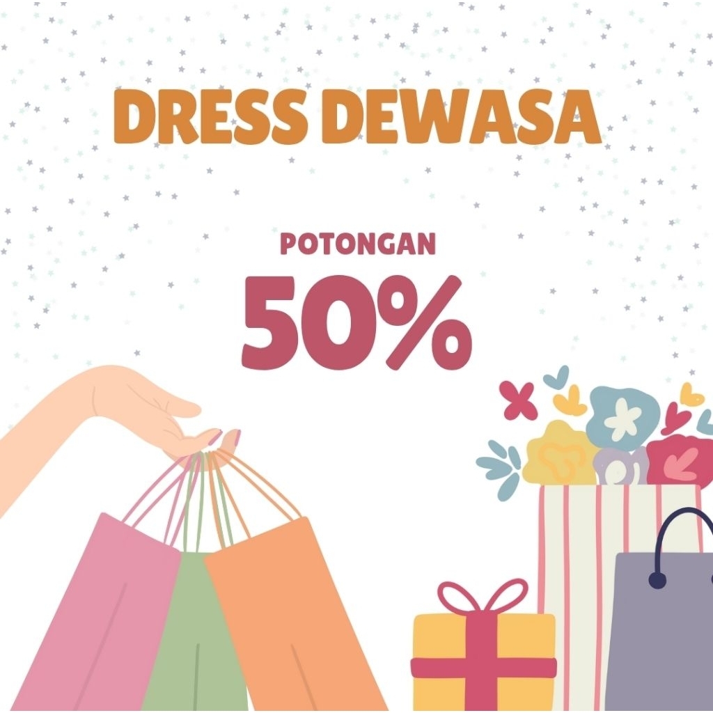 SALE  GAMIS MYRIN BAHAN KATUN MADINA