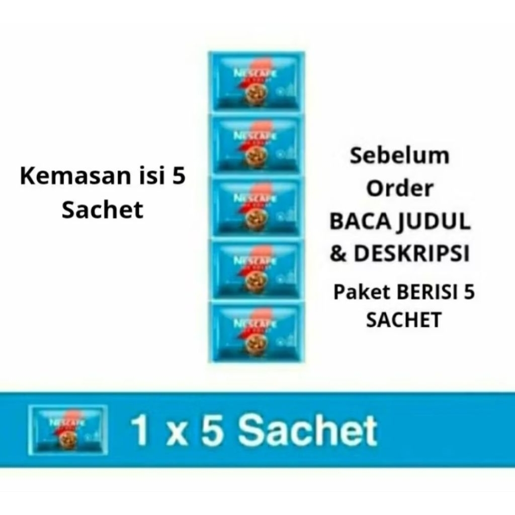

TERMURAH Nestle Nescafe Ice Roast Americano ECERAN (Isi 5 sachet x 2 gr)