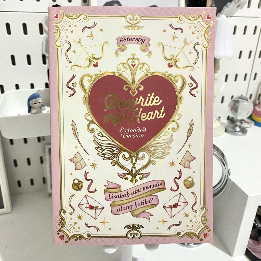 [mohon baca deskripsi] preloved buku novel 'Rewrite my Heart' extended version by esterspy || Penerb