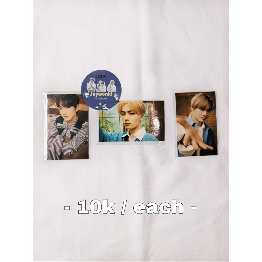 ENHYPEN PHOTOCARD OFFICIAL - TRADING CARD EN-CONNECT 2020 JUNGWON JAY NI-KI
