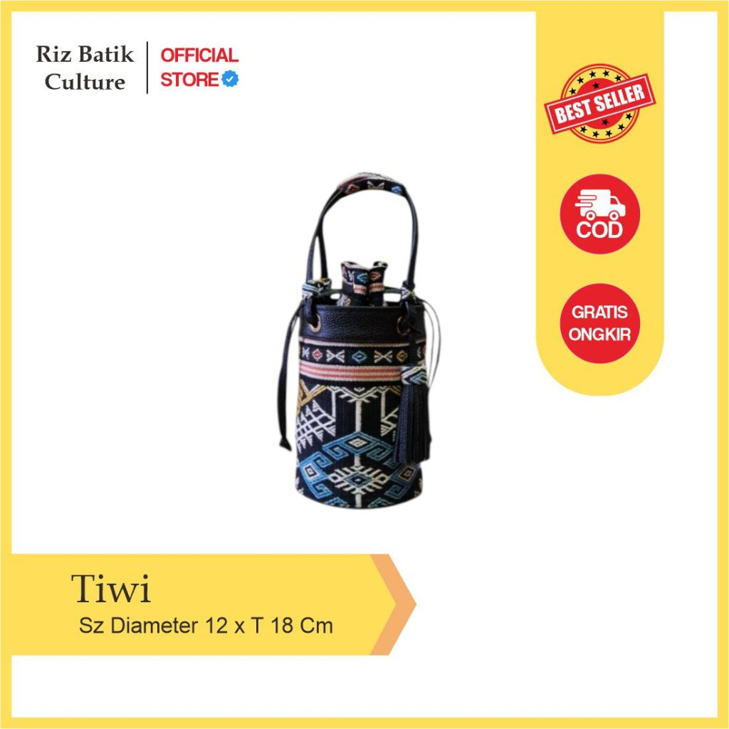 Tiwi Bag/Kain Canvas/Tas Batik/Tas Tenun/Tas Kulit/Tas ethnic/Tas Wanita