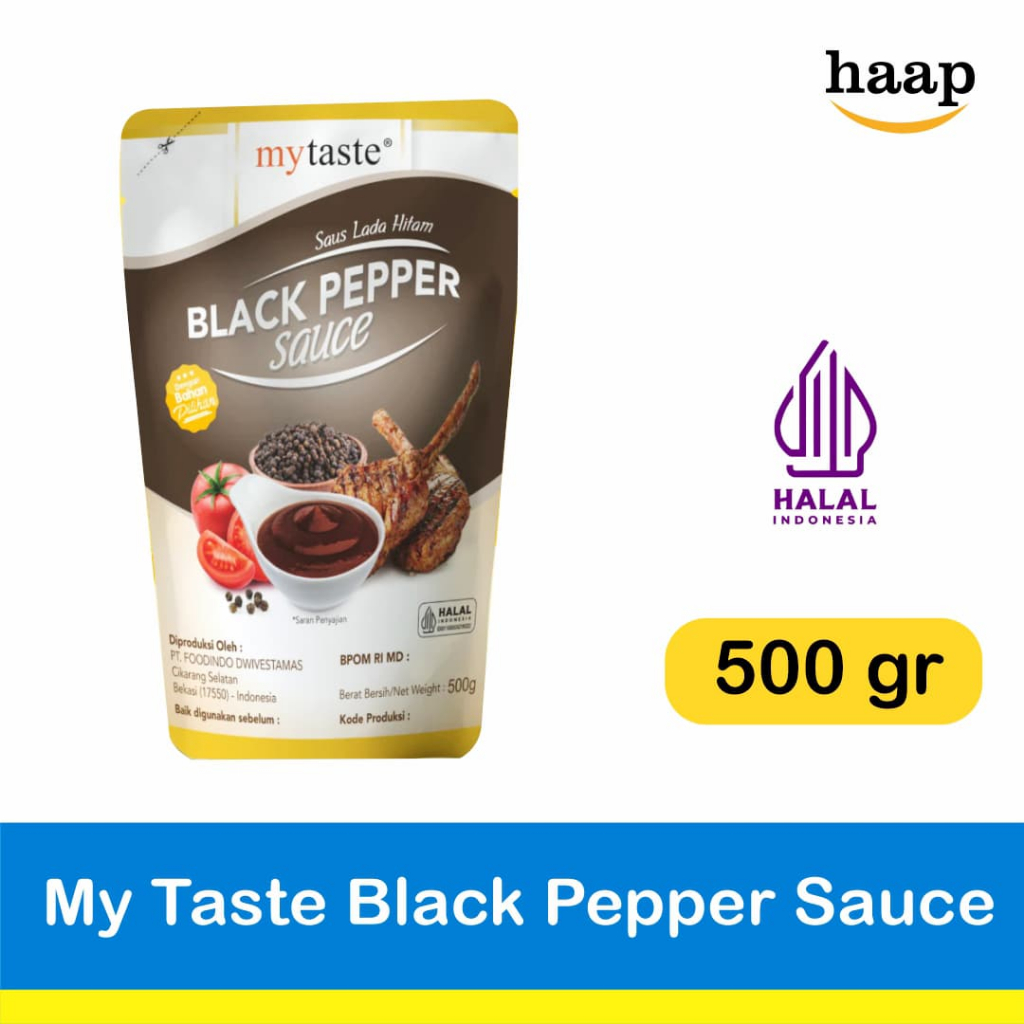 

My Taste Blackpepper Sauce 500gr / Saus Blackpepper