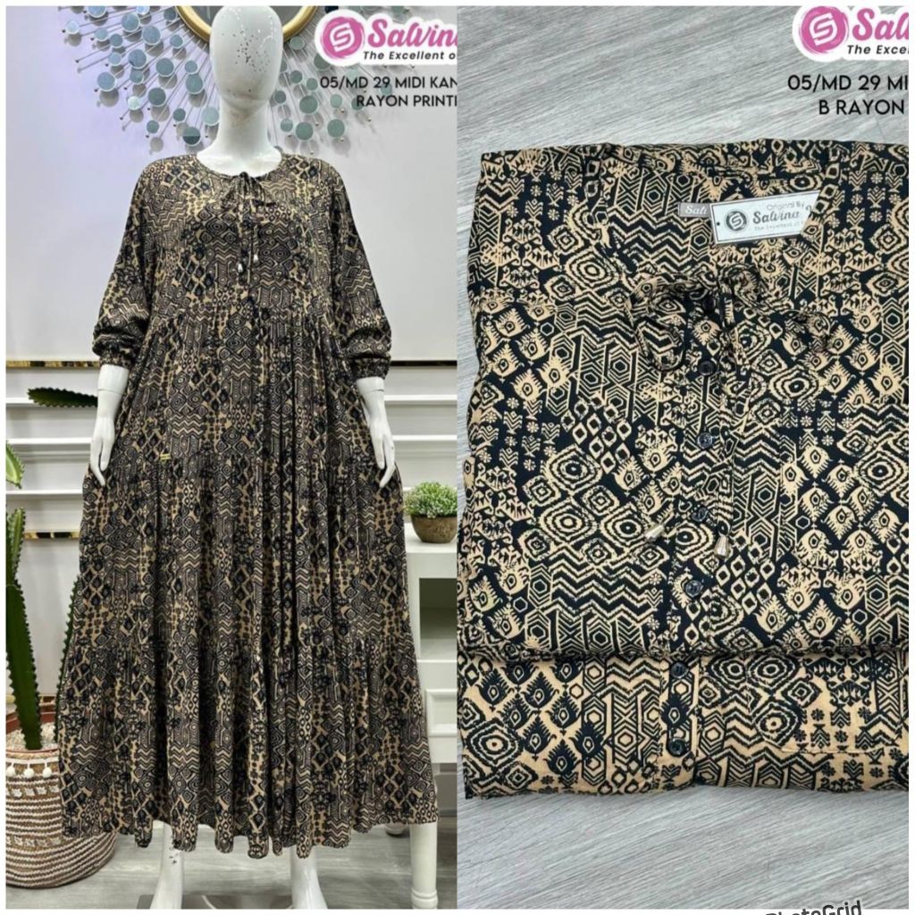Gamis rayon by salvina tali renda
