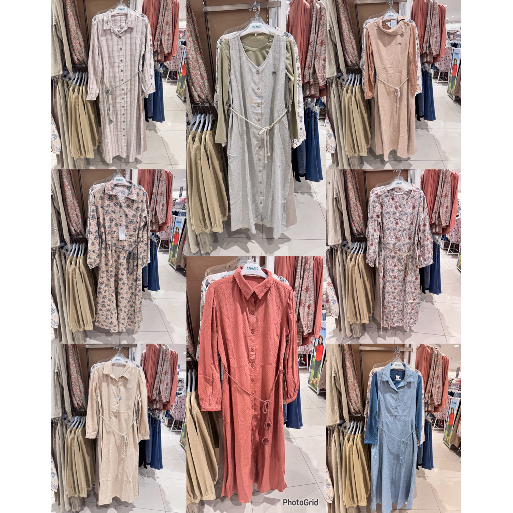 EXPAND - SALE Dress Gamis Overall Wanita (S-XXL)