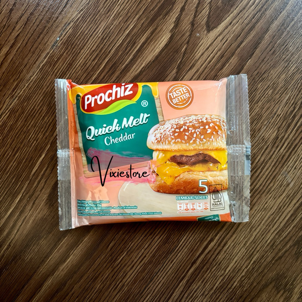 

Prochiz Quick Melt Cheddar Keju Isi 5 85gr