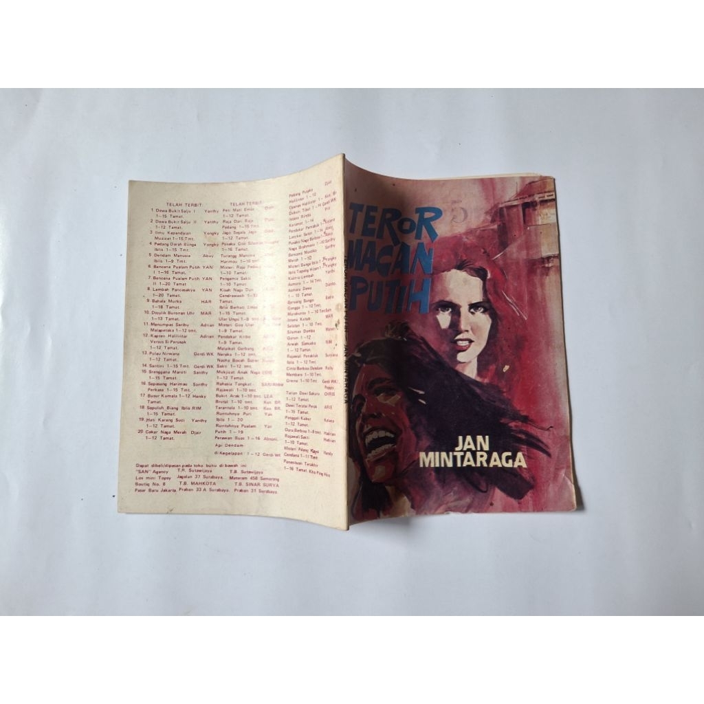 Komik pretelan silat jadul Asli TEROR MACAN PUTIH jilid 5 halaman 193-240 karya Jan Mintaraga - kole